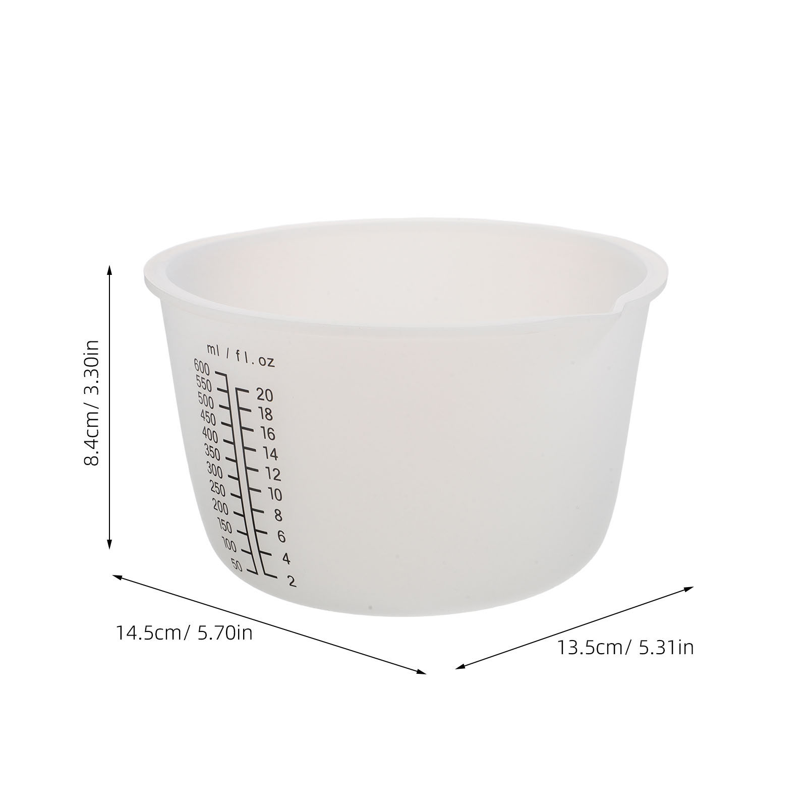 3個入りシリコン樹脂混合カップ 600ml 軽量ポータブル目 - Mixing Cup Silicone のレビューと価格